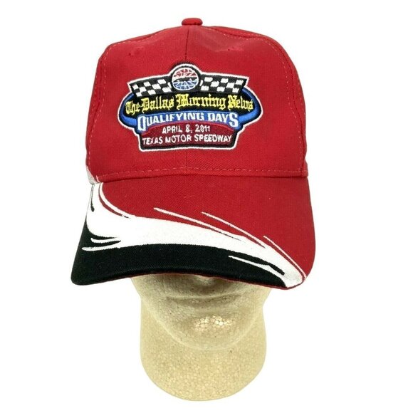 Qualifying Days Texas Motor Speedway Red Hat Cap NASCAR Dallas Morning News - Picture 1 of 6